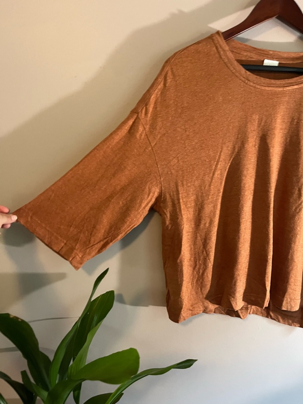 Poetry Linen Top, Soft Orange - Picture 4 of 6
